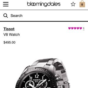 NWT TISSOT V8